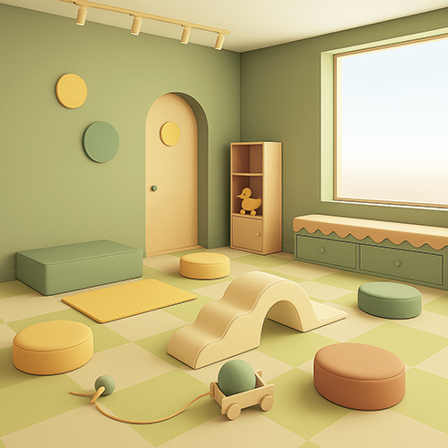 Bébé gym / parcours moteur avec notre ostéopathe (8 mois -3 ans)