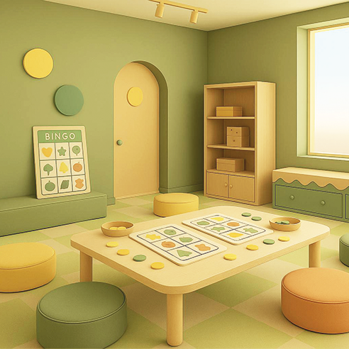 Bébé loto des aliments & autres jeux (2-4 ans)
