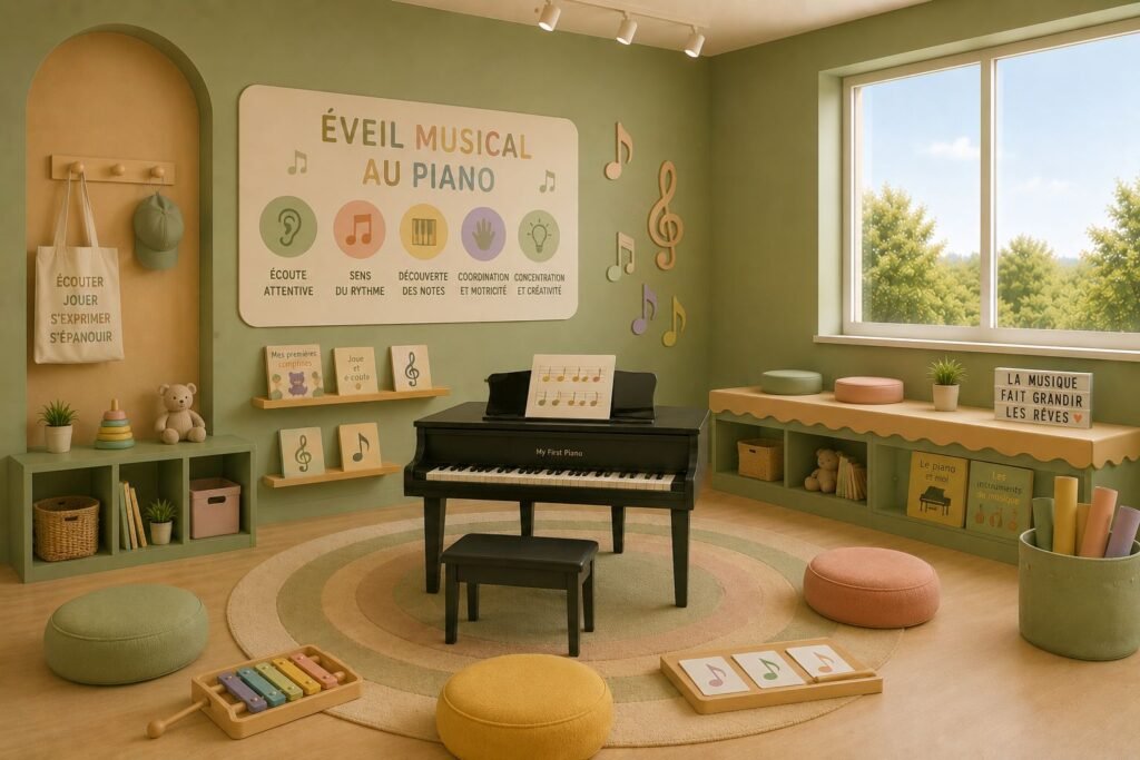Éveil musical avec notre musicienne-pianiste Emily (6 mois – 5 ans)